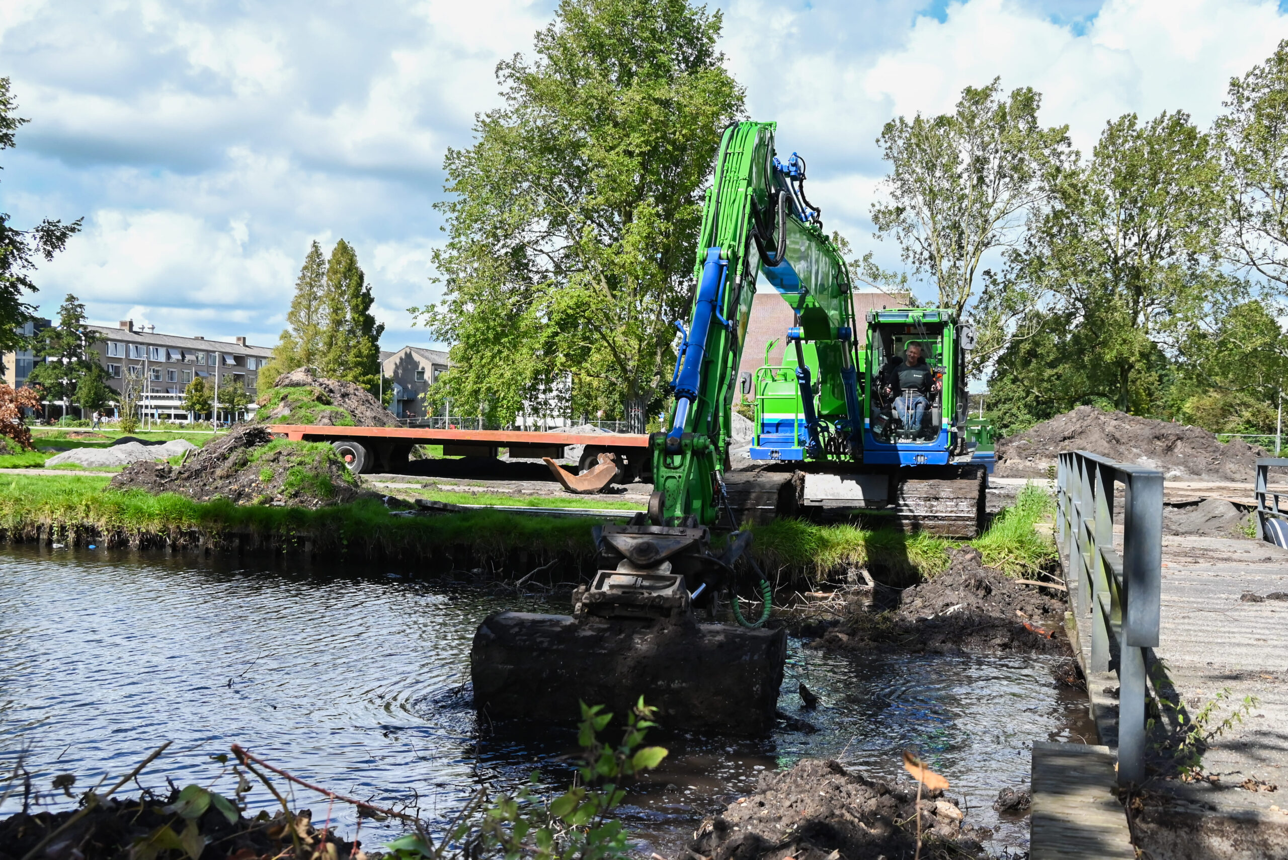 Onderhoud aan het water